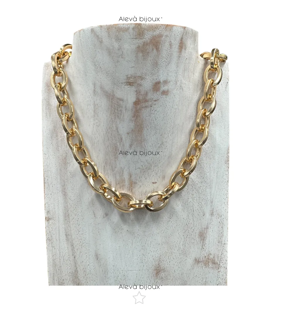 Alevá Bijoux Corsica Halskette goldfarben