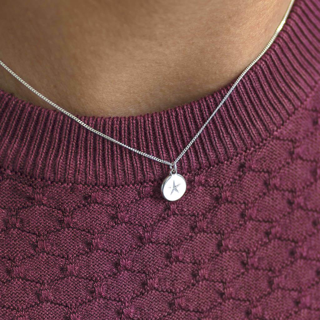 Joy by Corrine Smith Star Anhänger Halskette Silber 925