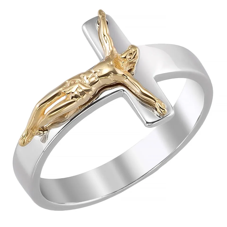 trendor Kruzifix 21812 925 Silber Ring Gr. 56
