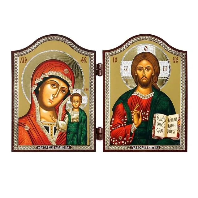 NKlaus Religious Icons GM von Kazan Diptychon 12,5 cm