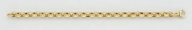 Eugen Rühle Erbskette halbmassiv 6,2mm Halskette 45cm Gold