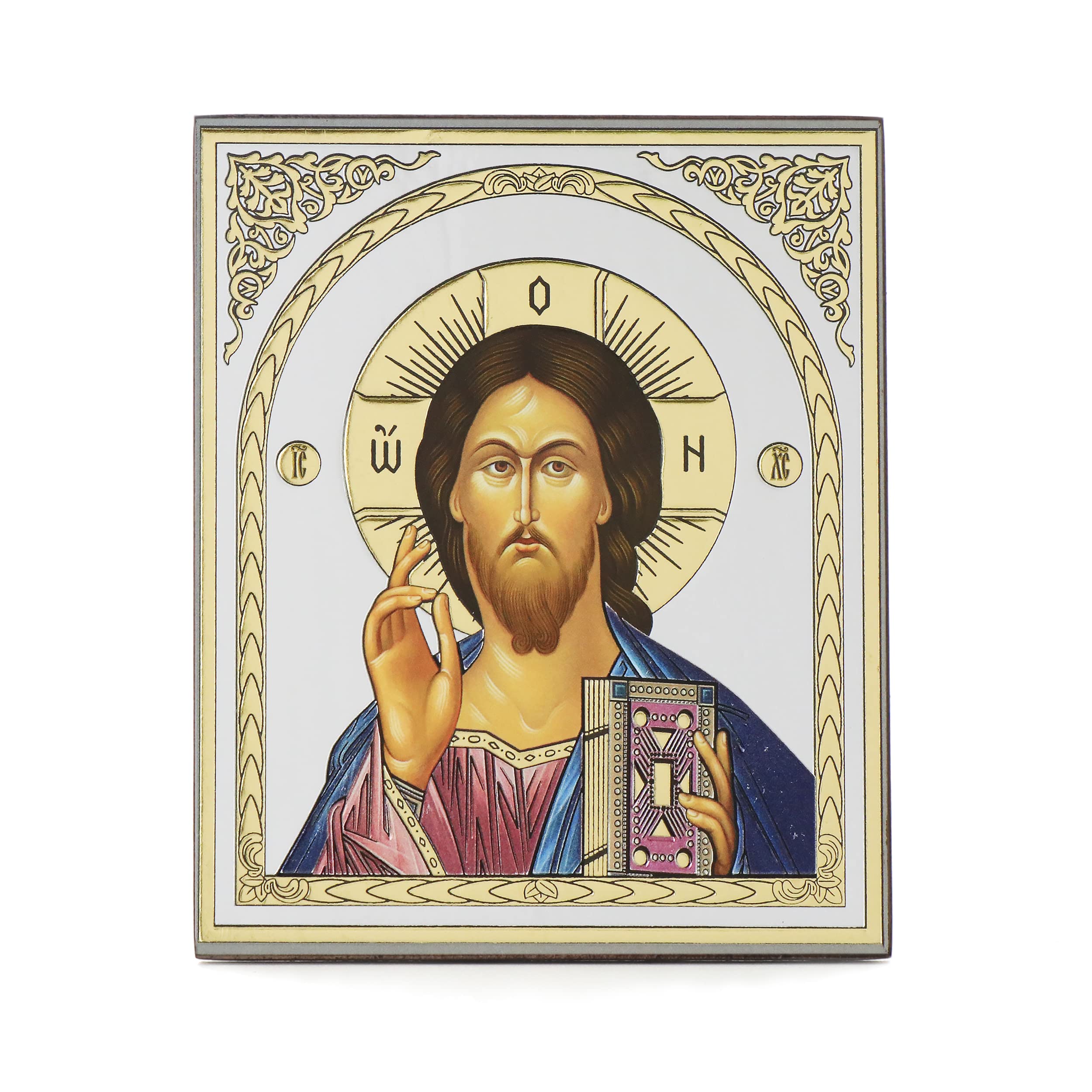 NKlaus Religious Icons Hl. Lukas Holz-Ikone 10x12cm