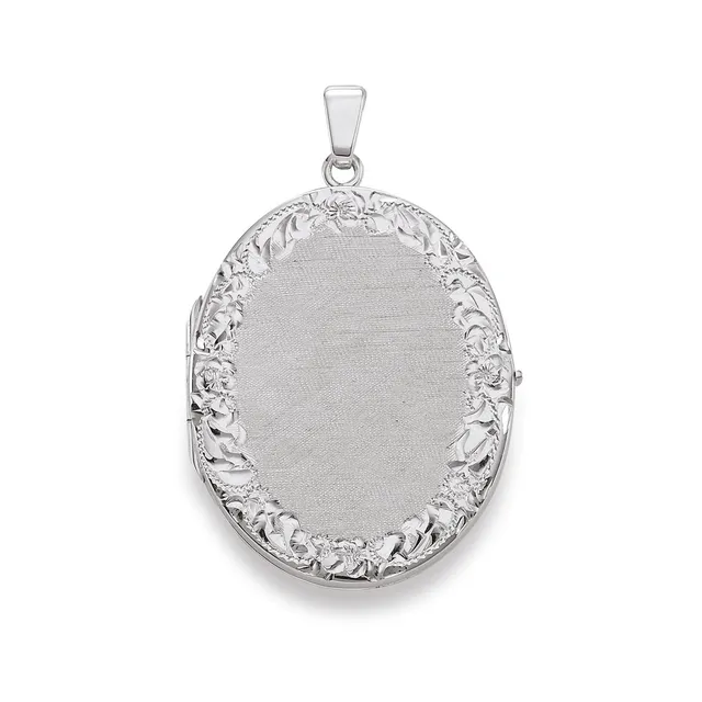 Eugen Rühle Medaillon oval graviert 26x33 mm 750 Gelbgold