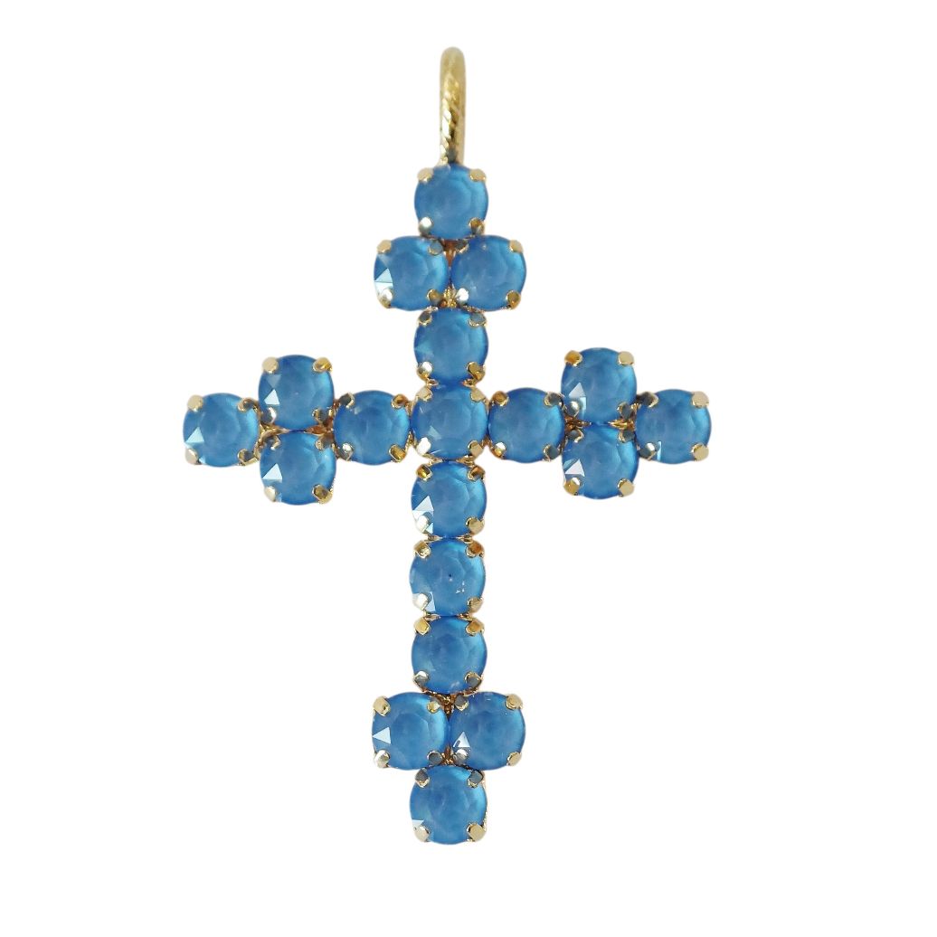 Alevá Bijoux Croci Nuova Bizantina Anhänger 7 cm