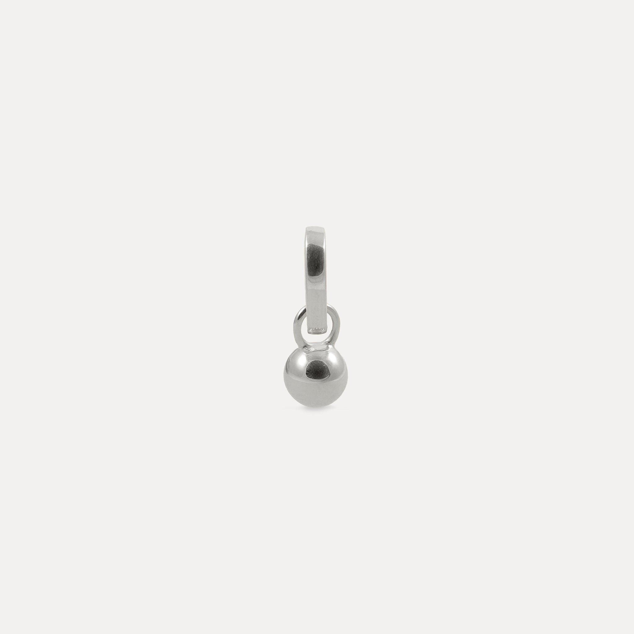 Stilnest Sphere Charm Anhänger Gold Vermeil Kugel