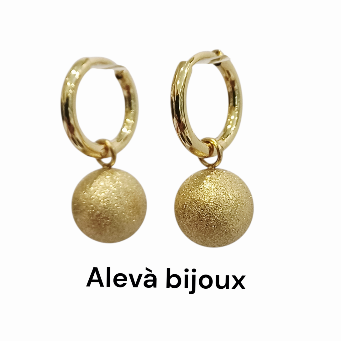 Alevá Bijoux Silvia Cherry Creolen Ohrringe 10 mm