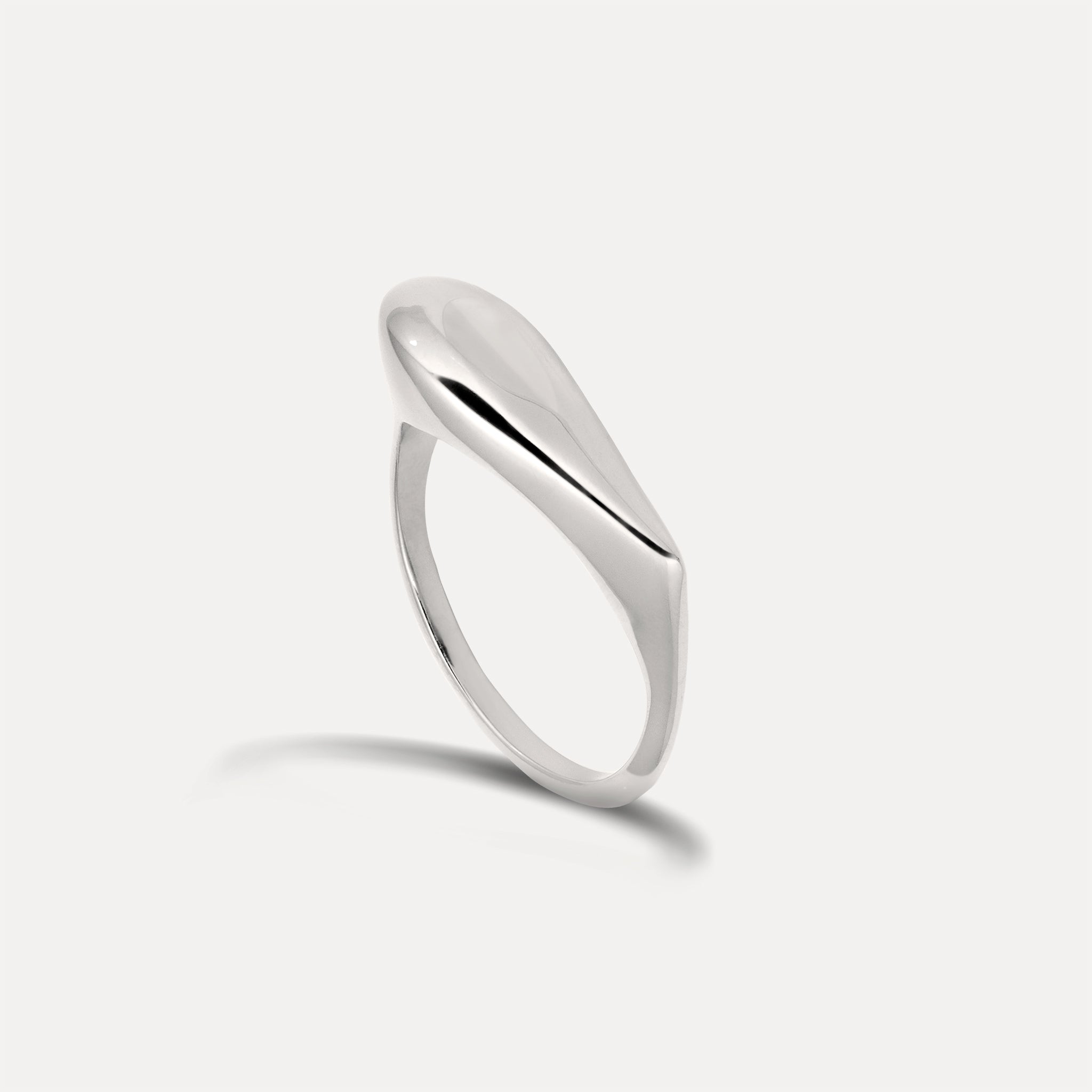 Stilnest Drop Ring 24k Gold Vermeil Tropfen