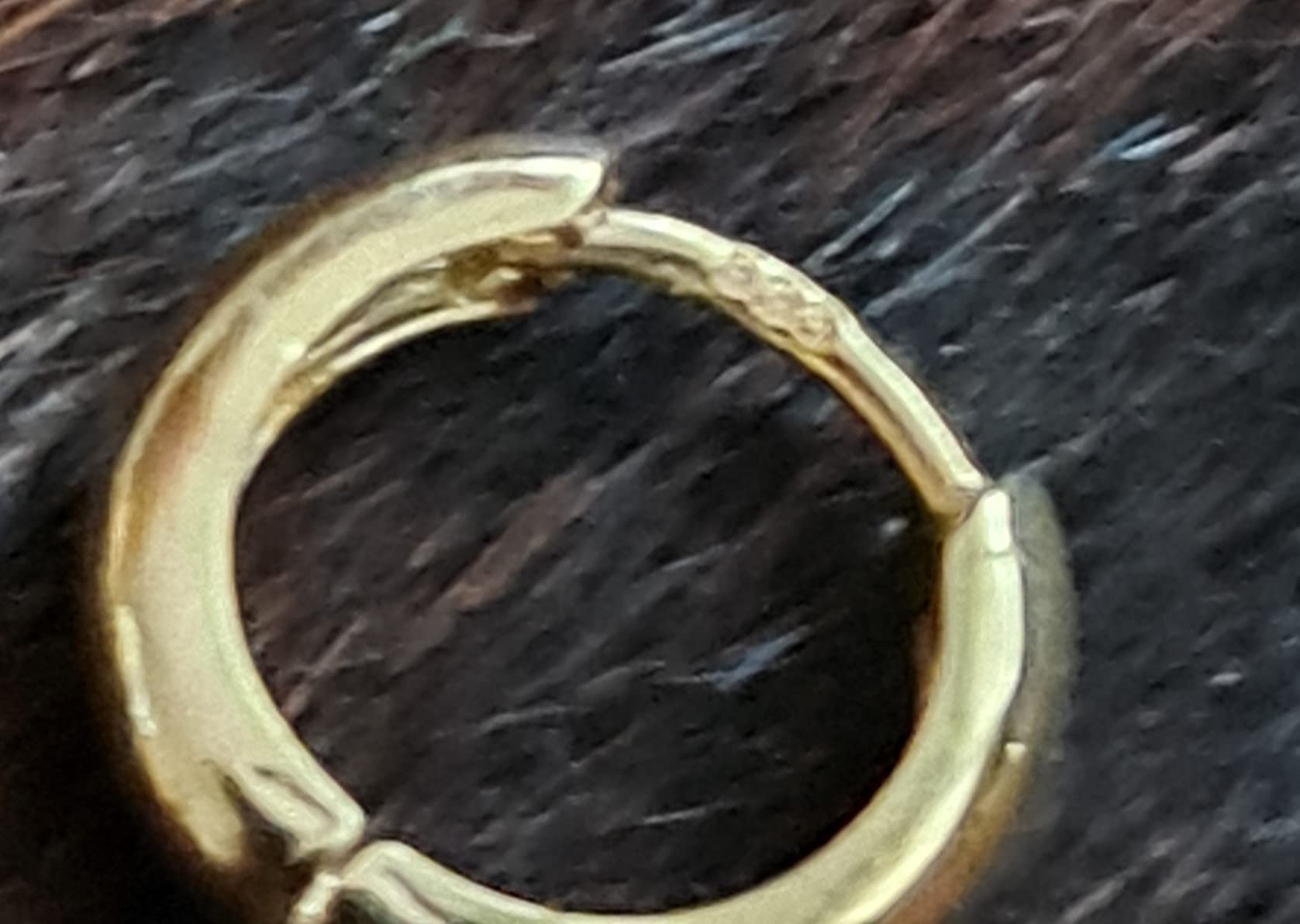 NKlaus JEWELLERY Klappcreolen 333 Gelbgold 12,2mm 1 Paar