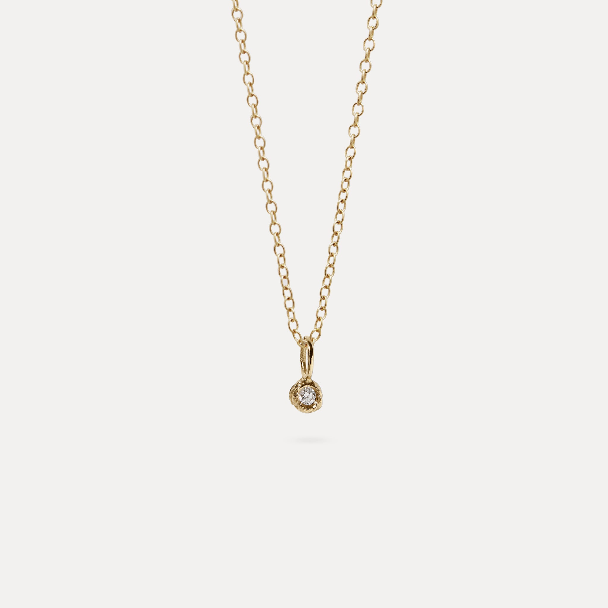 Stilnest Diamant Mater Anhänger 585 Gold Massivgold