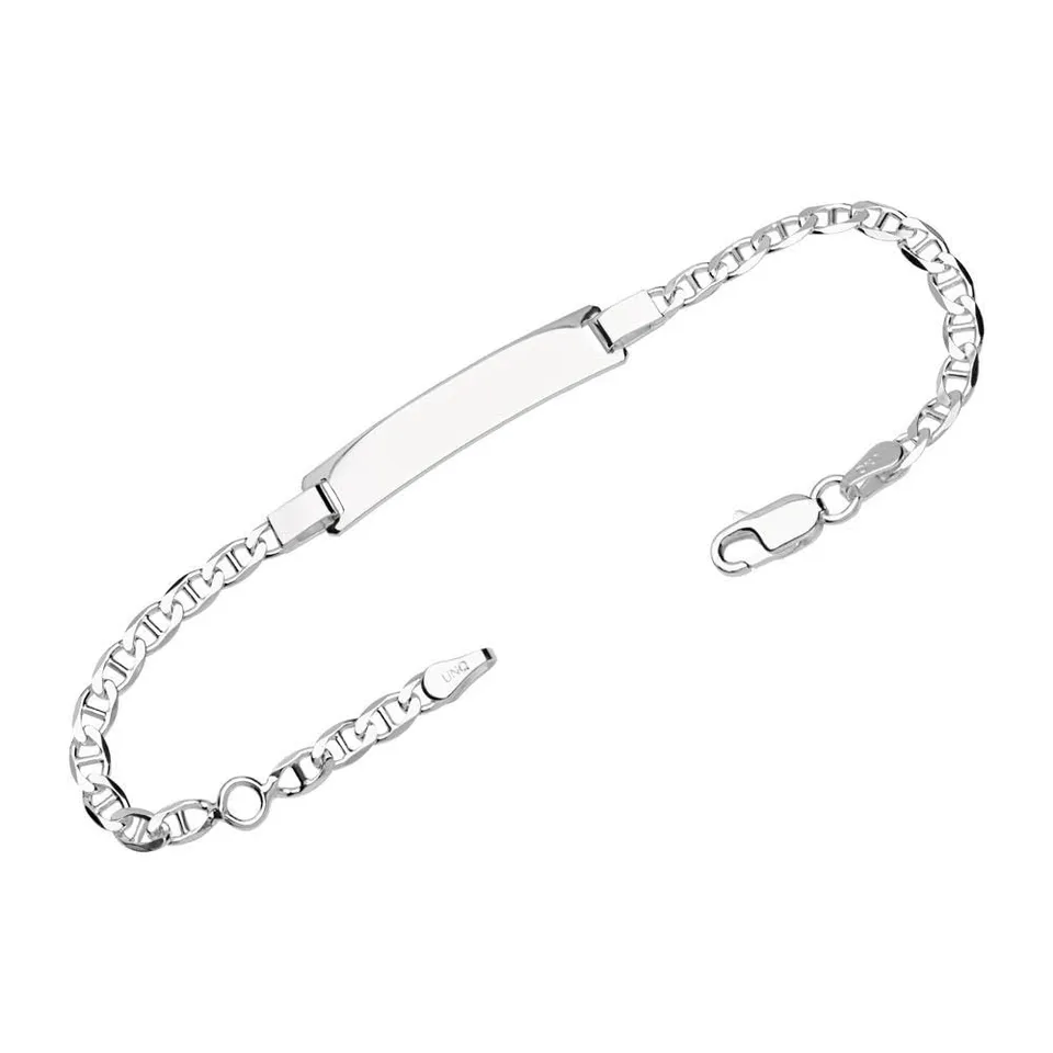 JEWLIX ID-Armbänder ID0035-T Armband 16 cm Silber gravierbar