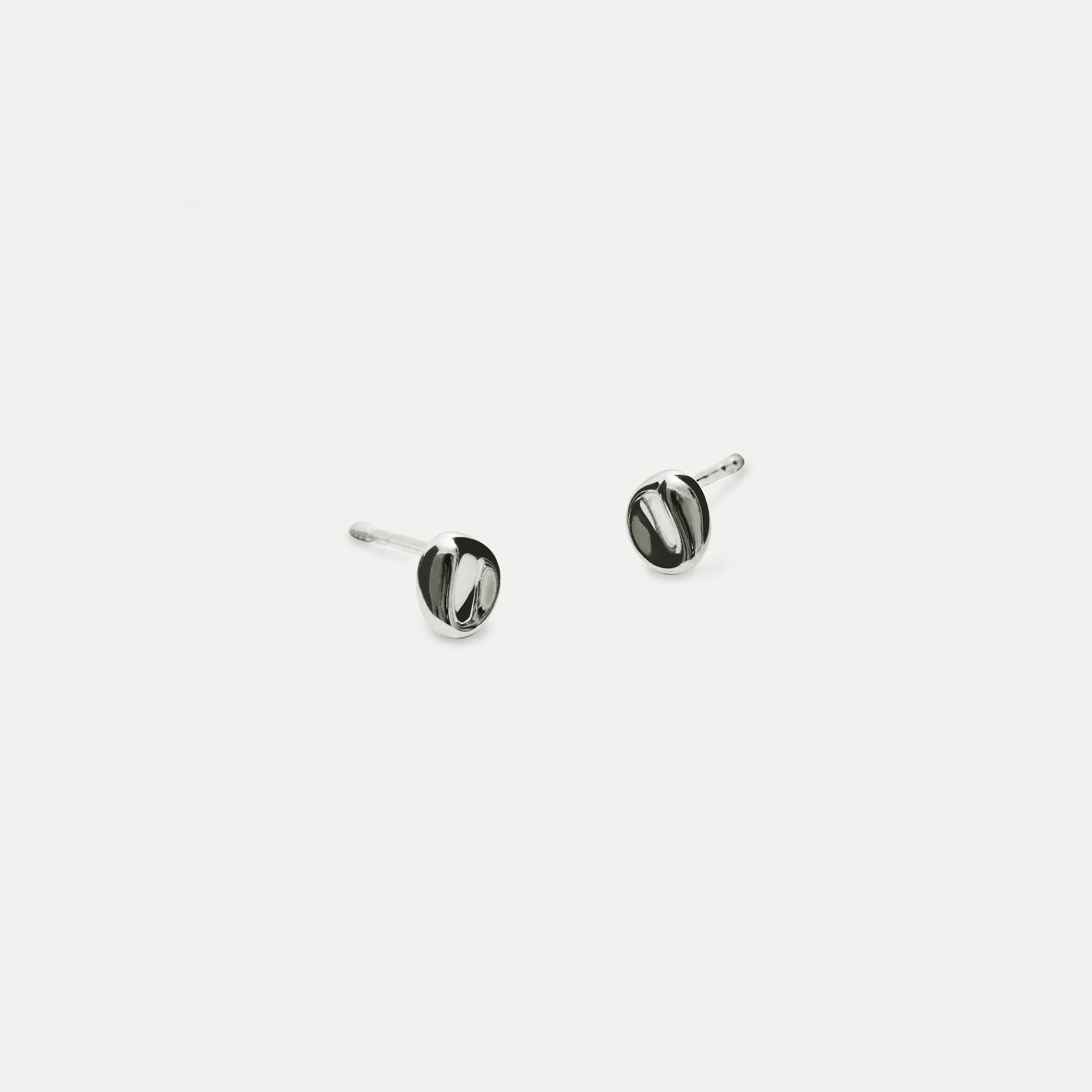 Stilnest The Dimples Ohrstecker 925 Silber Gold Vermeil