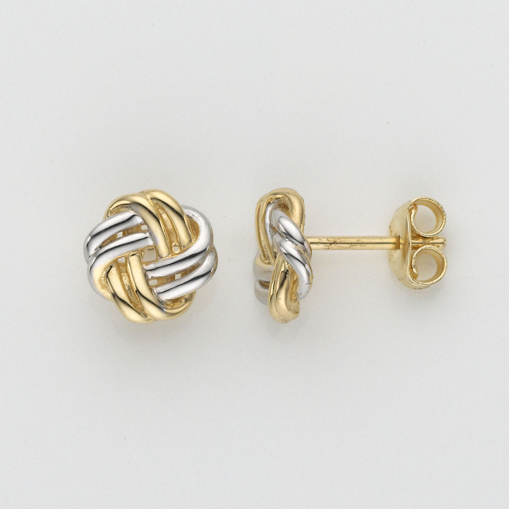 Eugen Rühle Ohrschmuck OST Knoten 8mm Ohrringe 585 Gold