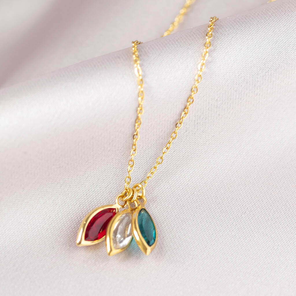 Joy by Corrine Smith Family Marquise Halskette Gold