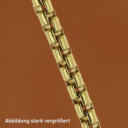 trendor Veneziakette Halskette Silber 45 cm vergoldet 1,5 mm