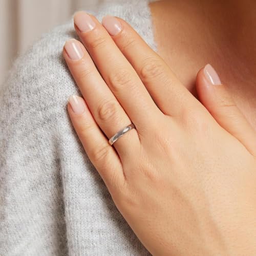 JEWLIX Herren Ring 14K Weißgold Größe 48
