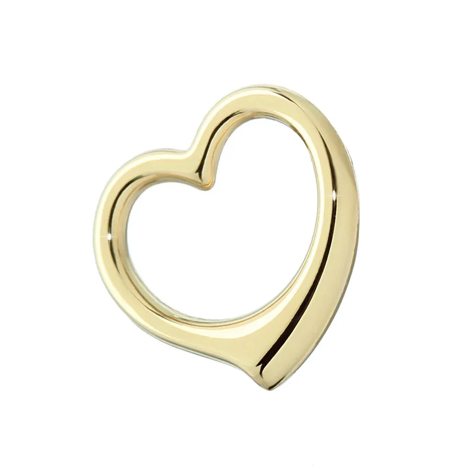 NKlaus Jewellery Herz Anhänger 585 Gelbgold 16,7 mm