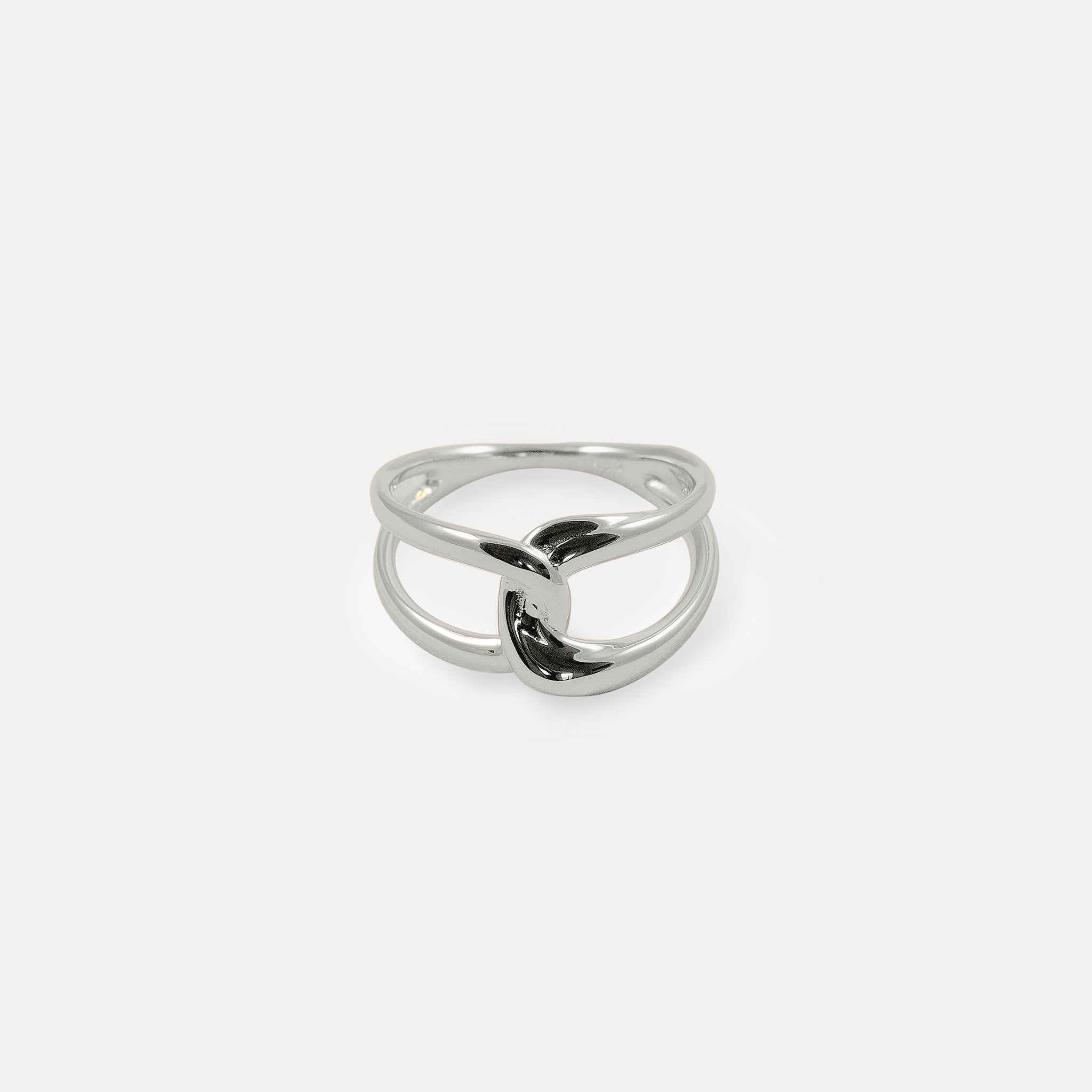 Stilnest Bonds Endless Ring 52 Silber 12mm breit
