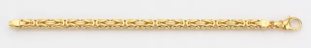 Eugen Rühle Königskette 4-kant 6mm Halskette 60 cm 585 Gold