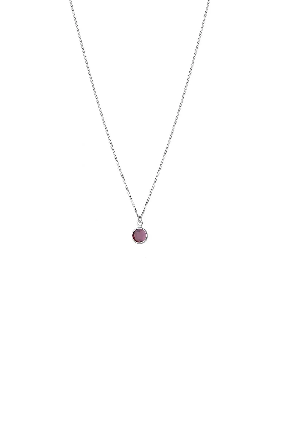 Joy by Corrine Smith Februar Halskette Amethyst Silber 40cm