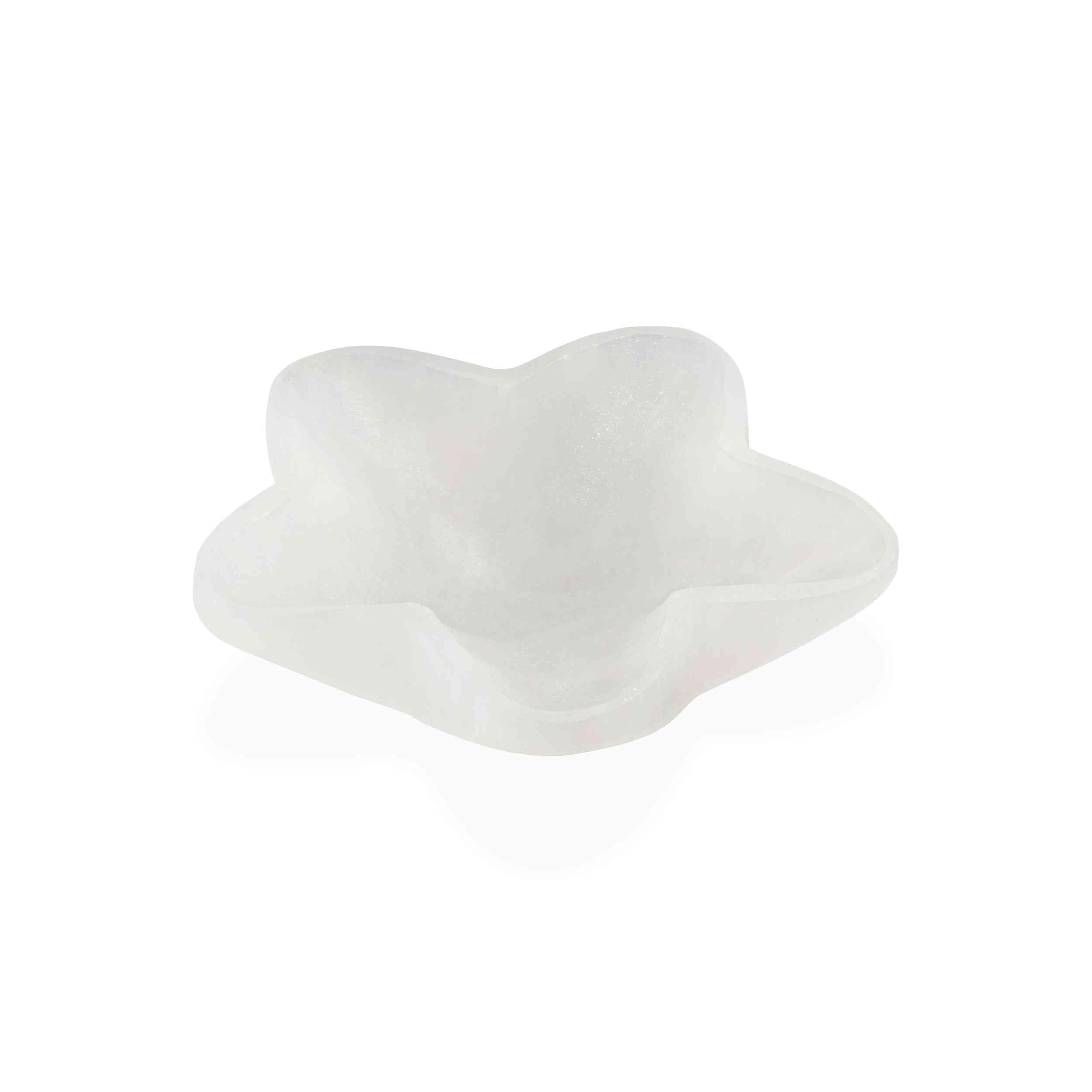 NKlaus Healing Crystals Selenit Stern-Schale 12,5cm matt