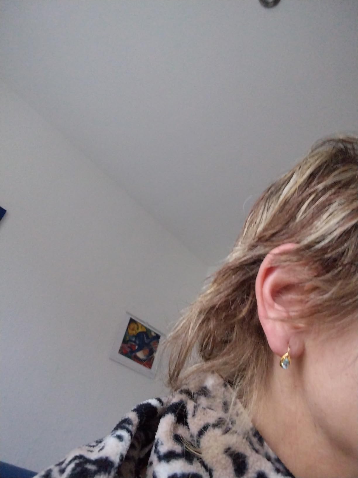 NKlaus Jewellery Brisur Ohrhänger Blautopas 333 Gold