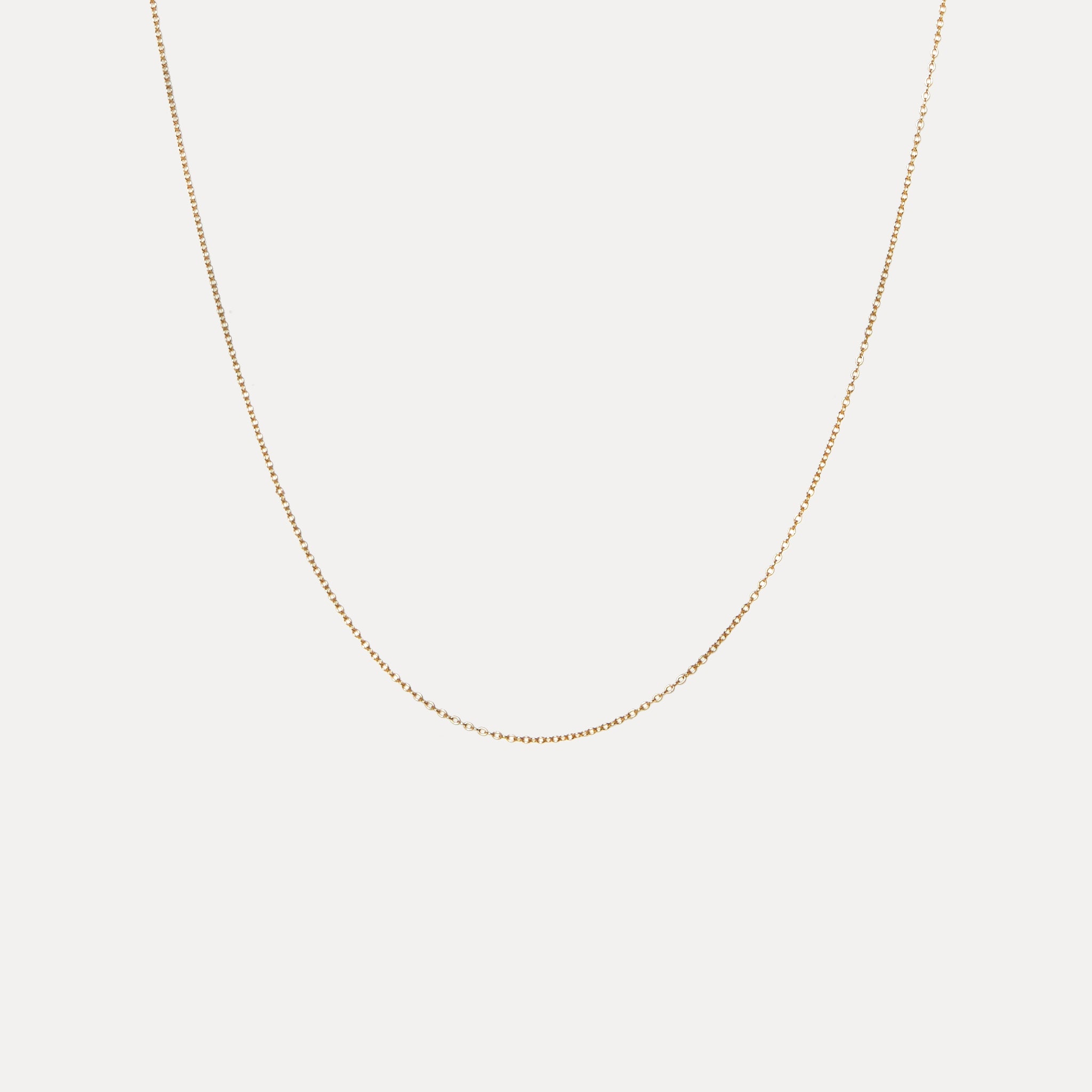 Stilnest Ankerkette 585 Gold Halskette 45 cm 14k Massivgold
