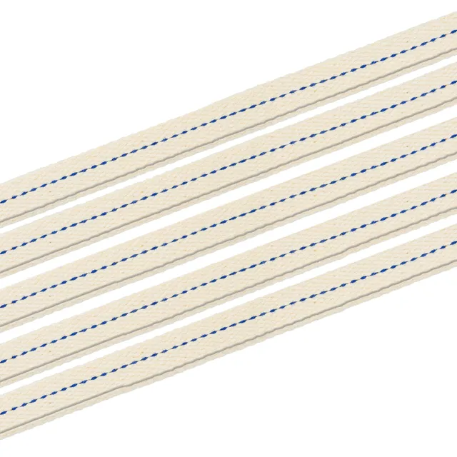 NKlaus Wicks Flachdocht 10mm Baumwolldocht 10x12cm 10 Stück