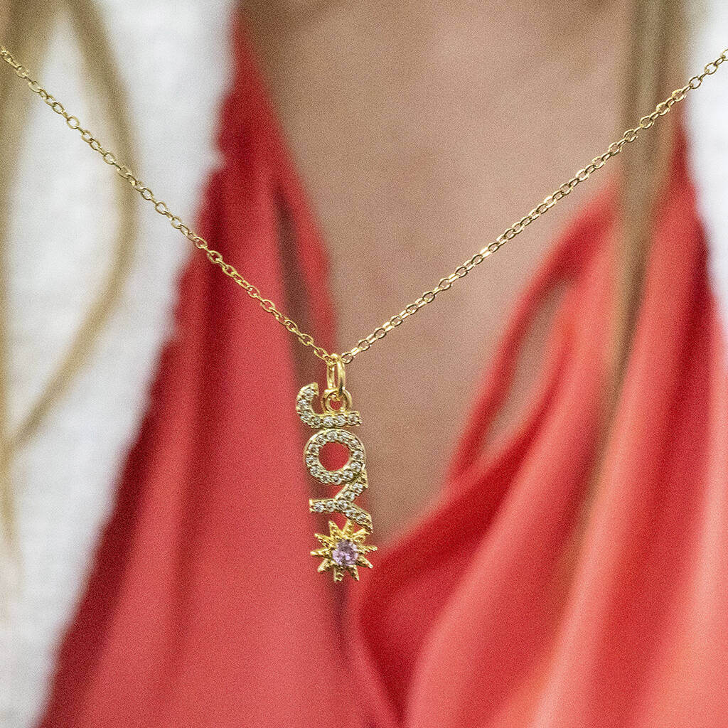 Joy by Corrine Smith JOY Sonne Halskette Gold Kristall