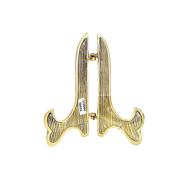 NKlaus RELIGIOUS ICONS Ständer Messing 10 cm 2 Stück