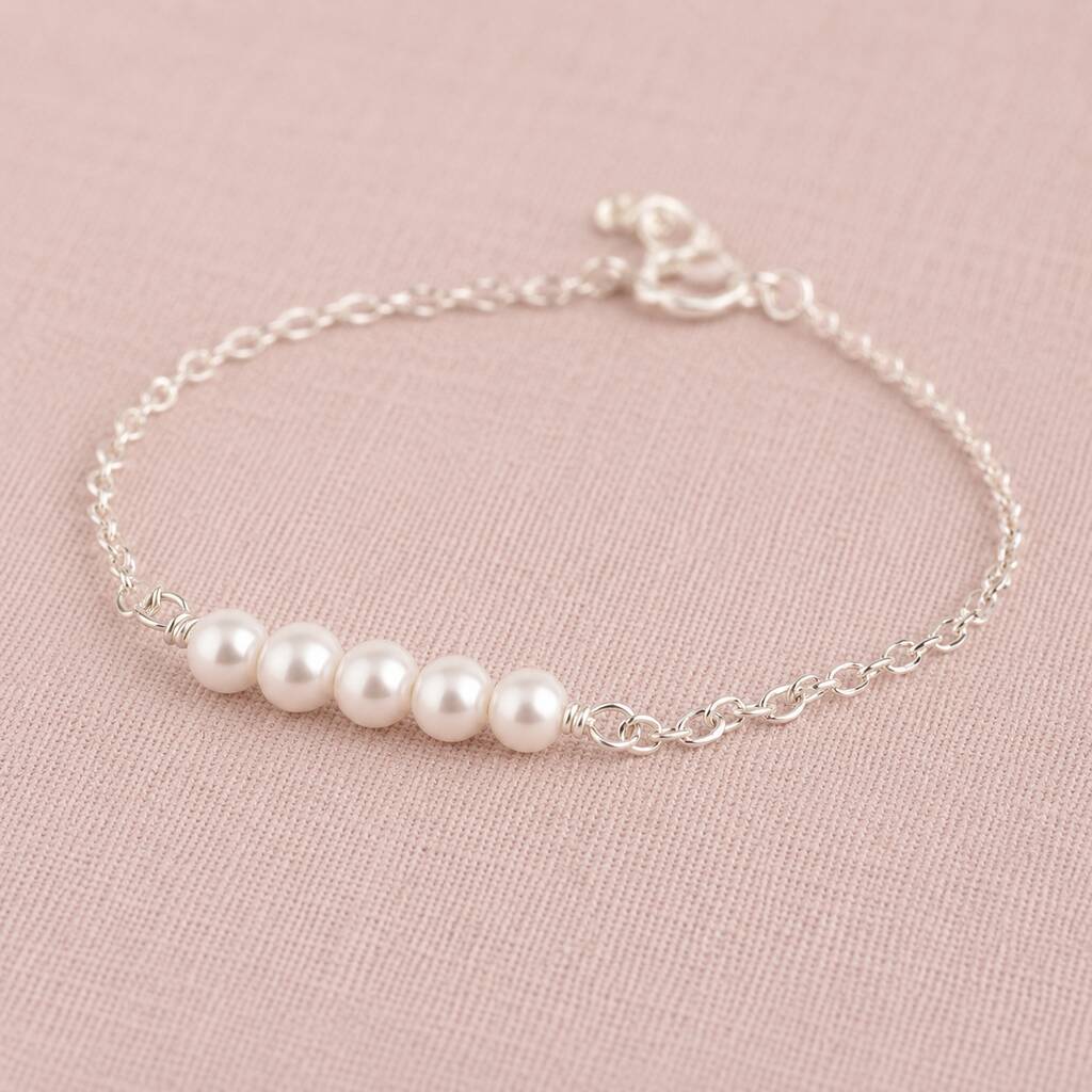Joy by Corrine Smith Pearl Armband Gold mit Swarovski Perle