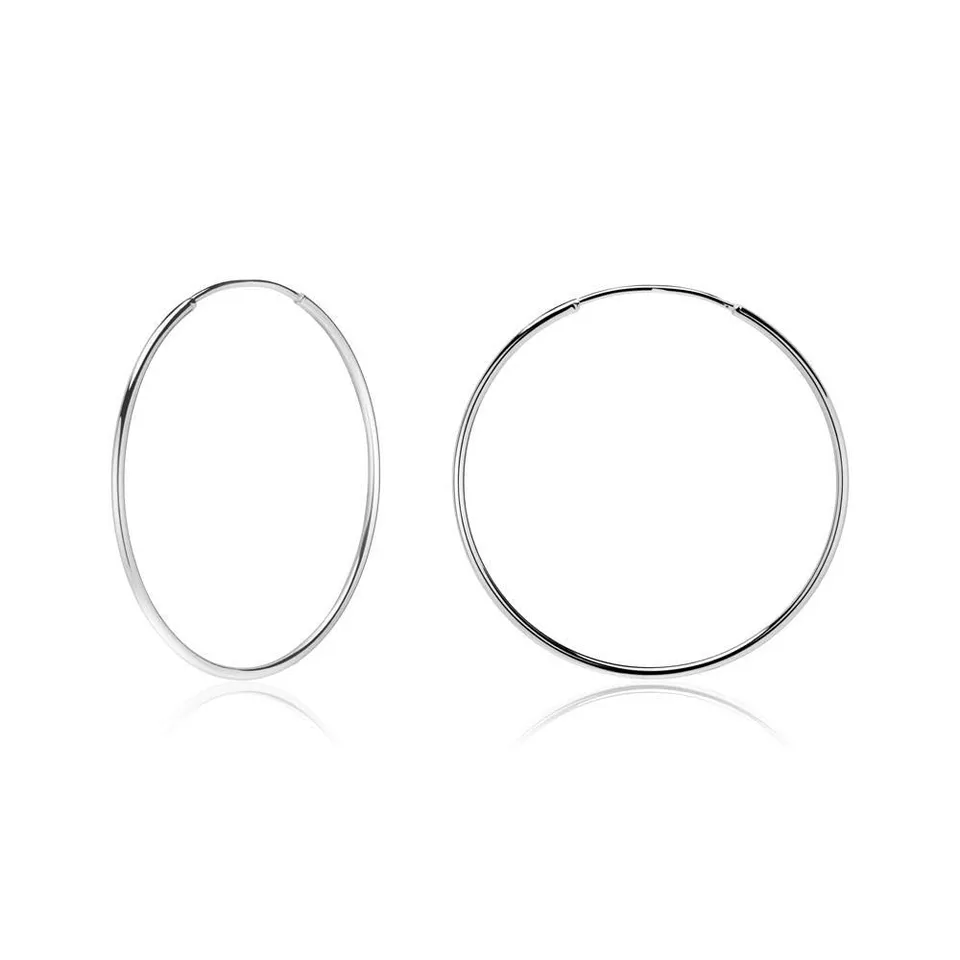JEWLIX Creolen Ohrstecker 925 Sterlingsilber Silber