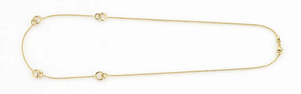 Eugen Rühle Armbänder 37.2092 Armband Ankerkette 585 Weißgold
