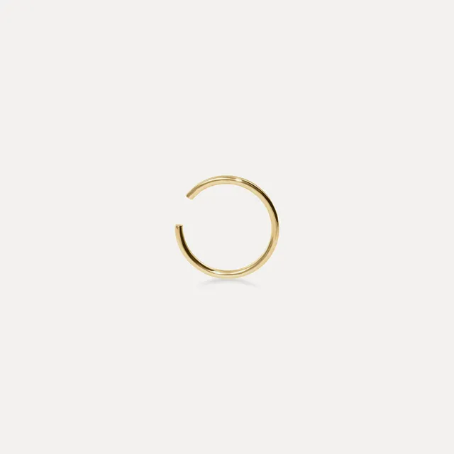 Stilnest Basic Ear Cuff Ohrringe 585 Gold 14k Massivgold