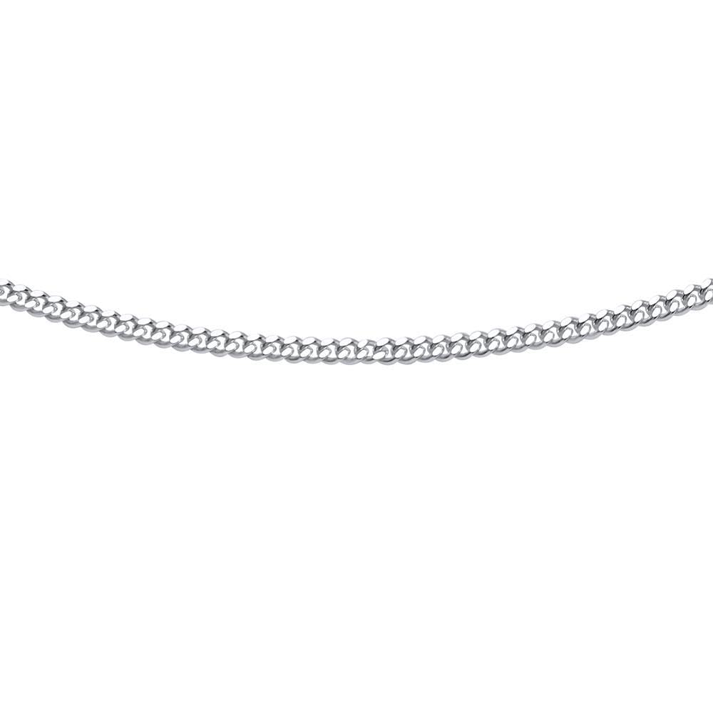 JEWLIX Panzerketten PK0020 Kette Silber 2 mm 50 cm
