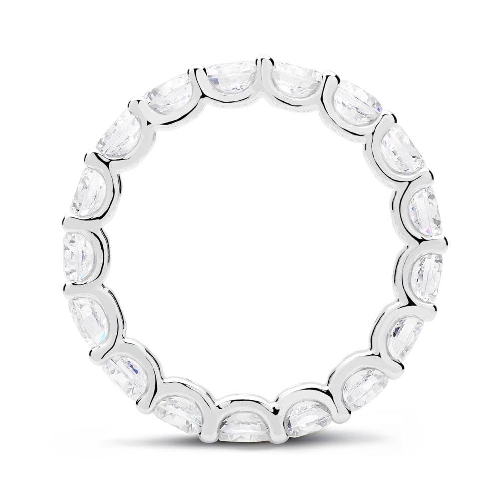 JEWLIX VR0164 Eternityring 925 Silber Zirkonia Vollbesatz