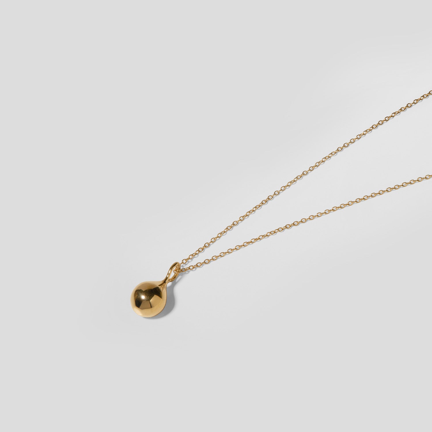 Stilnest Eden Cepa Kette Gold Vermeil Tropfen 45cm