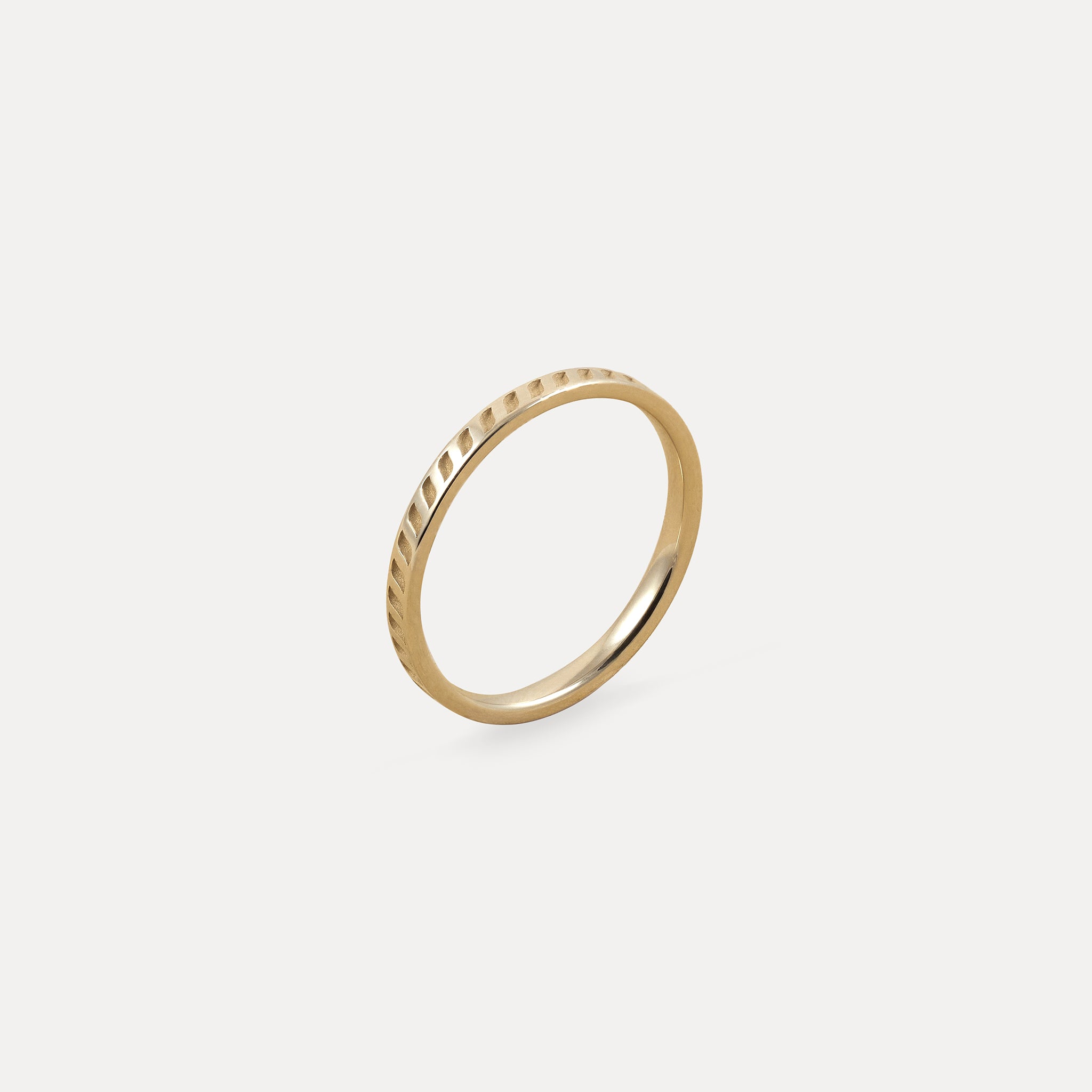 Stilnest The Braided Fair Band Ring 585 Fairtrade-Gold 52