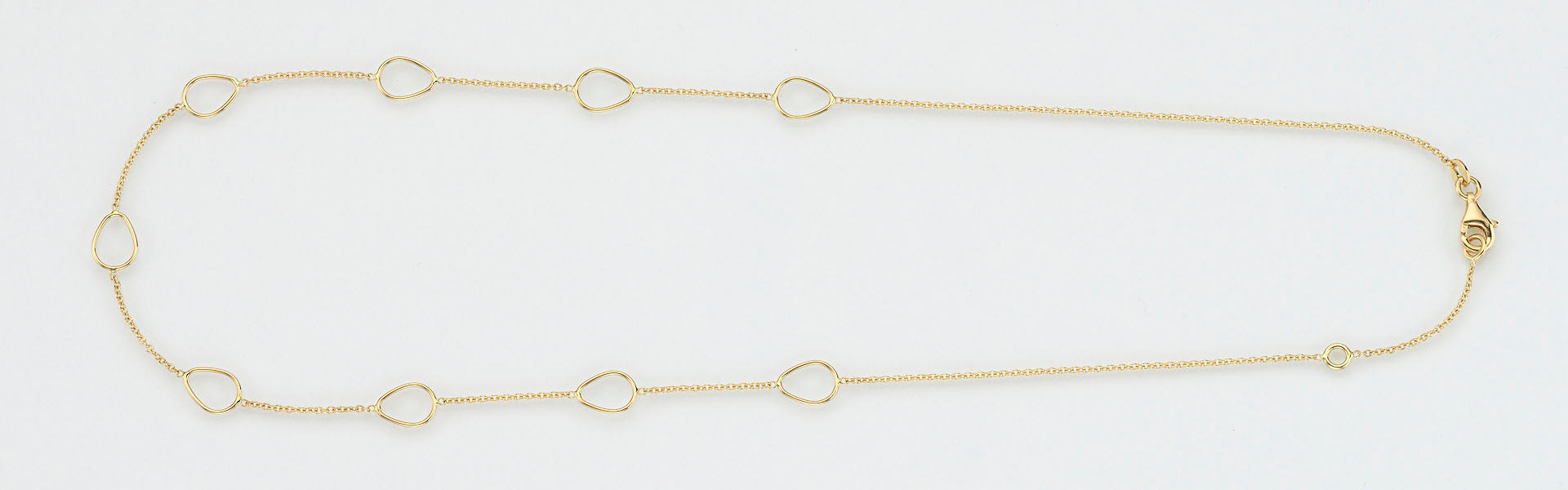 Eugen Rühle Collier 9 Zwischenteile Gold 585 Halskette