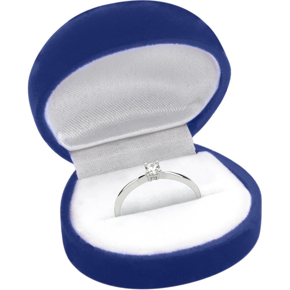 JEWLIX VR0009 Verlobungsring Silber Zirkonia dezent