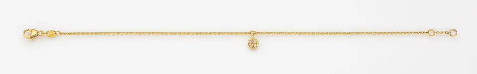 Eugen Rühle Armbänder 41.5107 Brillanteinhänger 0,04ct 585 Gelbgold