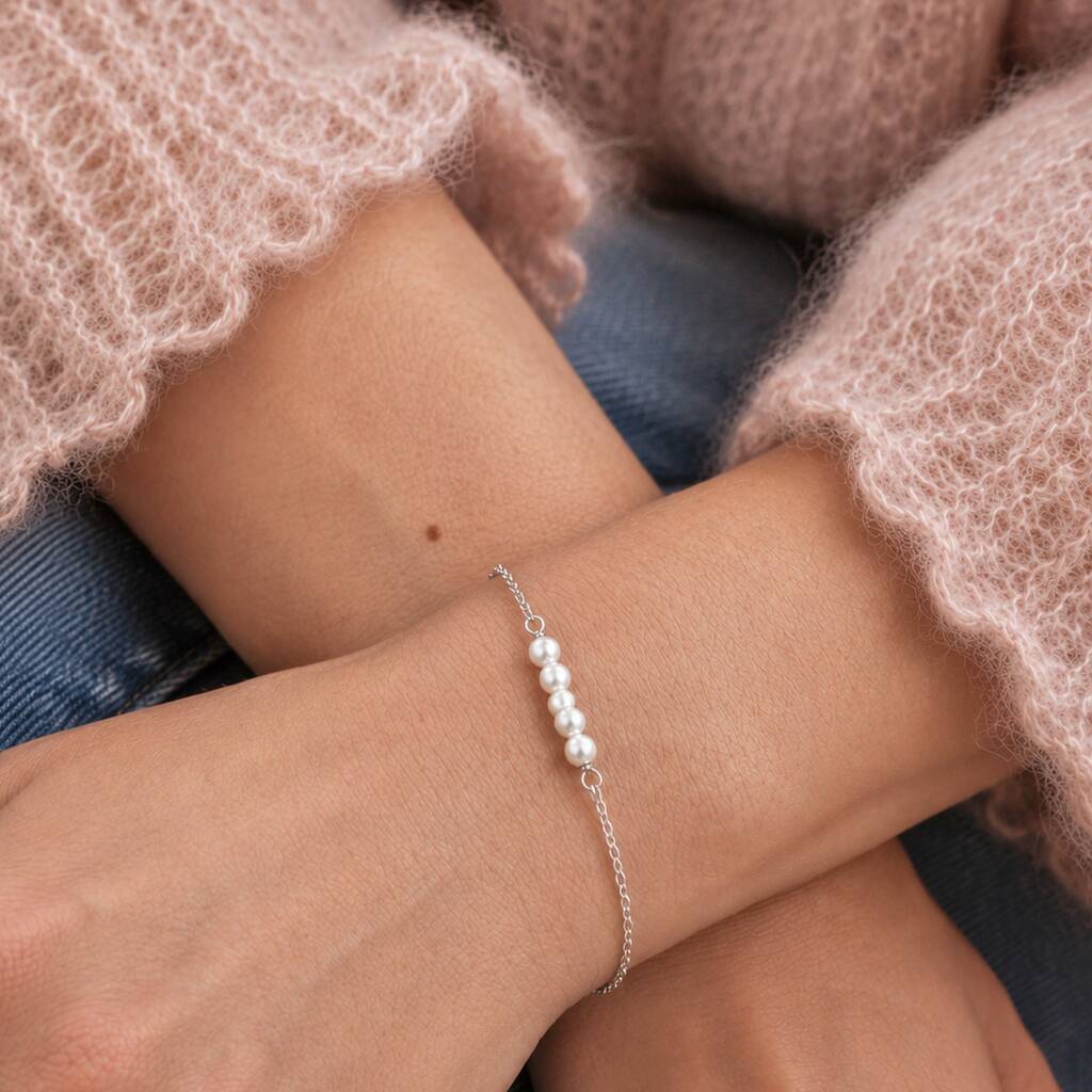 Joy by Corrine Smith Pearl Armband Gold mit Swarovski Perle