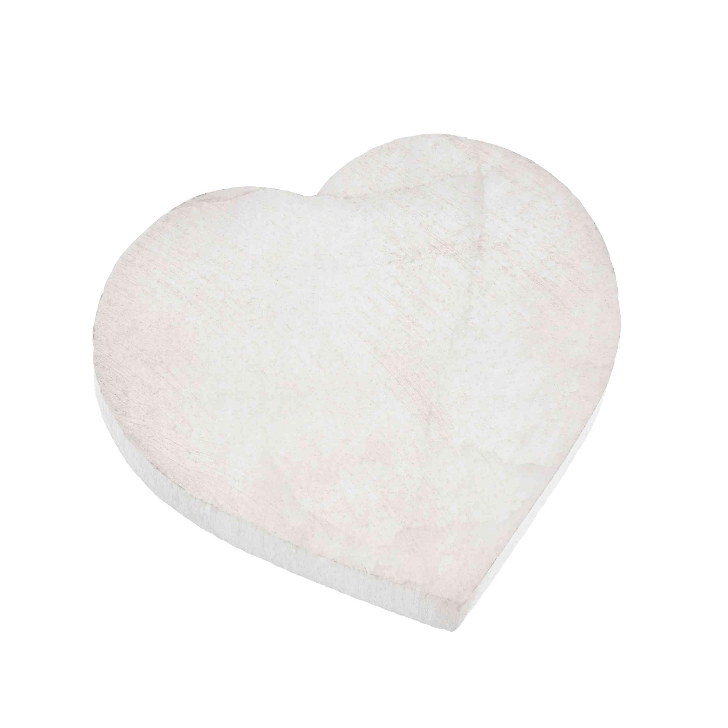 NKlaus Selenit Herzplatte Heilstein 12 cm 398 g