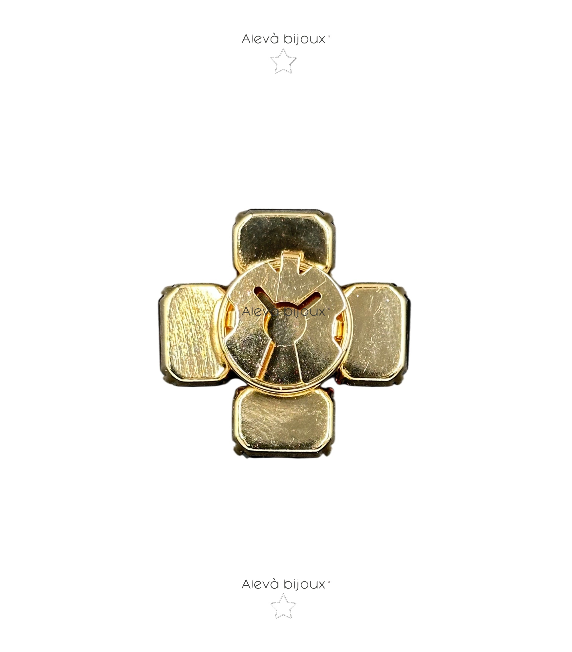 Alevá Bijoux Copribottoni Copribottone Knopfschmuck Damen