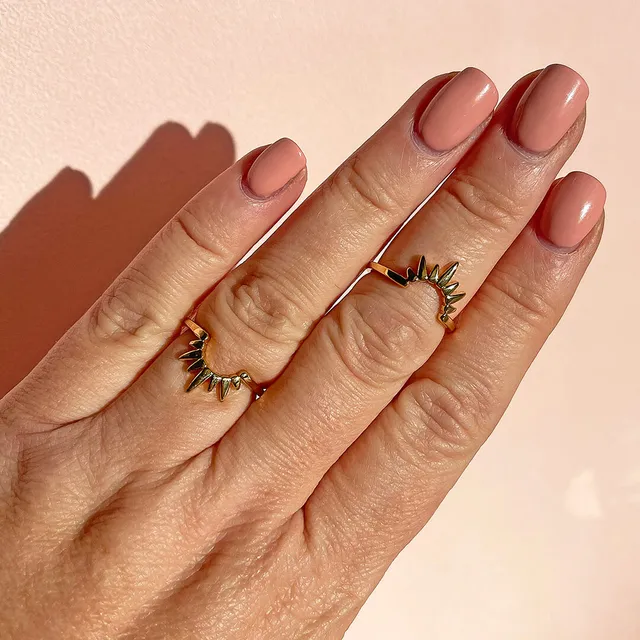Joy by Corrine Smith Sol Duo Ring Set Gold limitiert