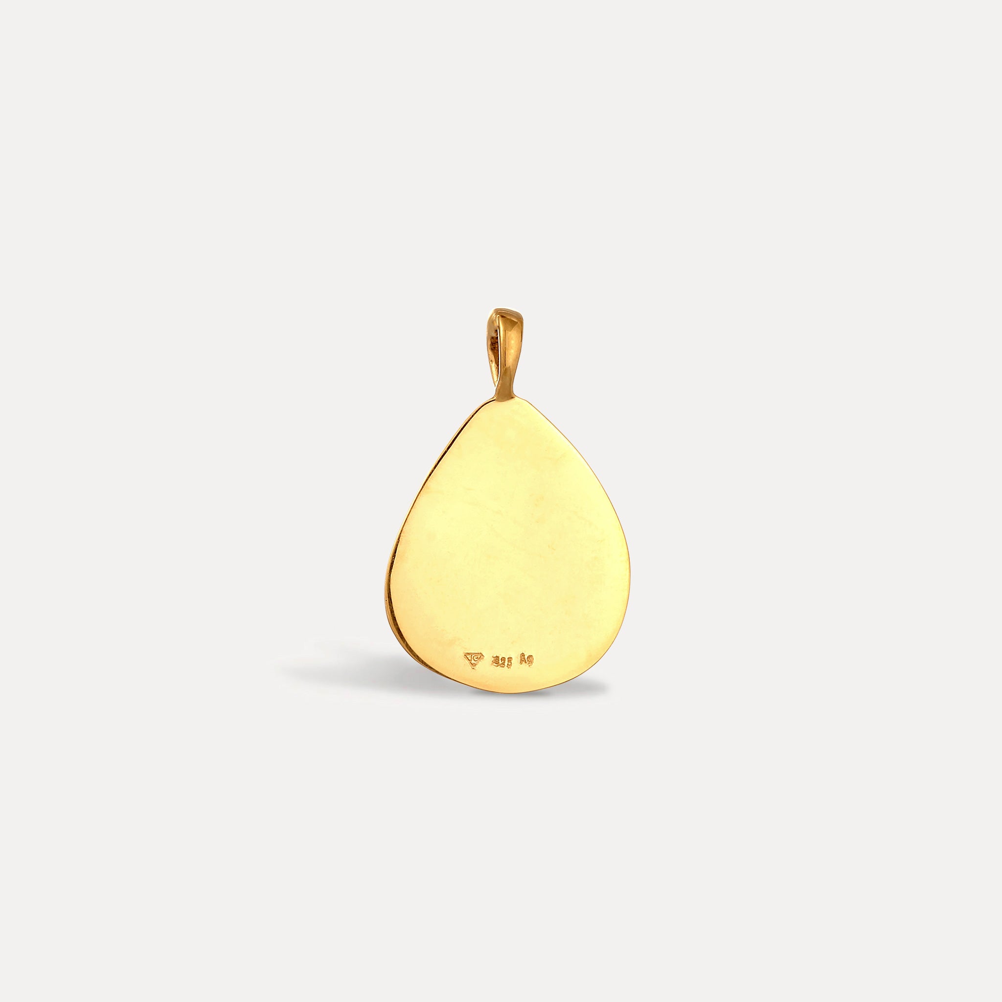 Stilnest Canyon Anhänger Gold Vermeil gravierbar personalisiert