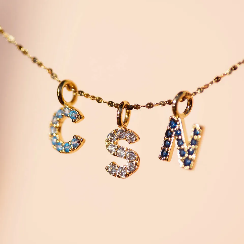 Joy by Corrine Smith Personalised Family Birthstone Halskette Gold
