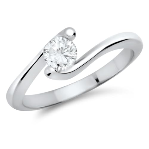 JEWLIX VR0018 Verlobungsring Silber Zirkonia Gr. 58