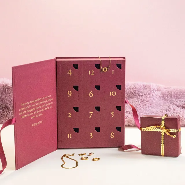 JOY 12 Days Juli Geburtsstein Schmuck Adventskalender Gold