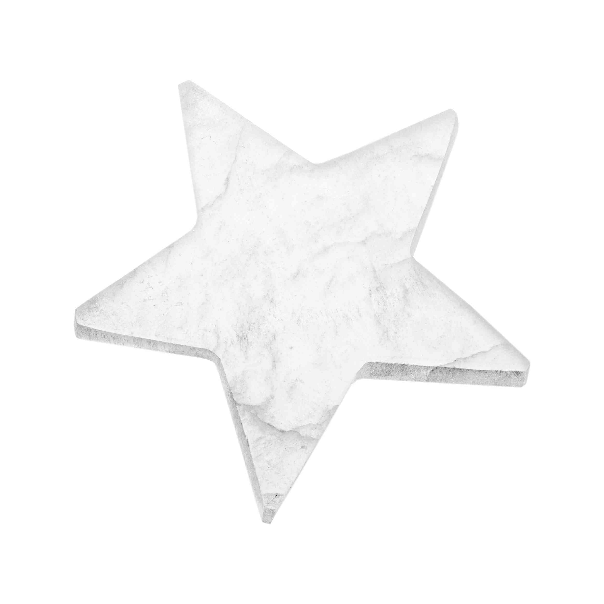 NKlaus Healing Crystals Stern-Ladeplatte 12cm Selenit 1 Stück