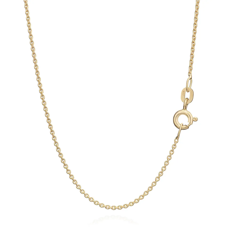 NKlaus Ankerkette 585 Gelbgold 14 Karat Halskette 45 cm 0,8 mm